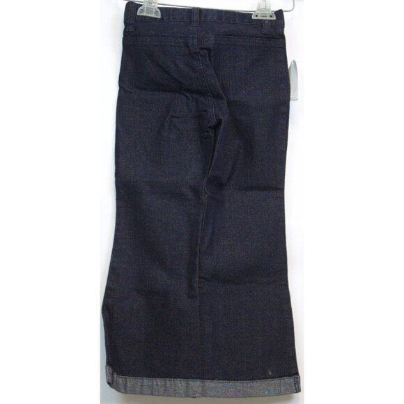 NWT GAP Girl's Black Sparkly Glittery Jeans Size 5 Hook & Zip Closure Belt Loops - Picture 7 of 12